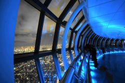 Panorama dalla torre Sky Tree Tokyo, la più alta del Giappone. La piattaforma d'osservazione si trova a 450 metri di altezza - © stepmorem / Shutterstock.com 