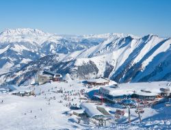 Panorama dal Kitzsteinhorn, dove si trova il ghiacciaio del comprensorio di Kaprun, uno degli Ski Resort più celebri di tutta l'Austria - © nikolpetr / Shutterstock.com