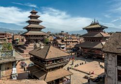 Panorama dalla sommità di un tempio a Bhaktapur in Nepal - © Vadim Petrakov / shutterstock.com
