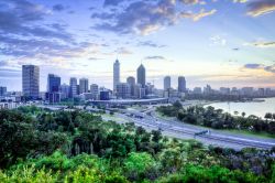 Panorama di Perth fotografato dal Kings Park, ...