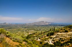 Panorama dall'interno  di Zacinto (Zante) ...