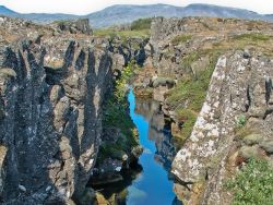 Parco nazionale Pingvellir, Islanda. Situato ...