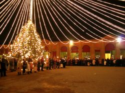 Il Pavaglione di Lugo durante il Natale