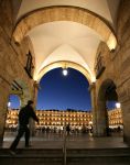 Piazza Mayor a Salamanca di notte - Copyright foto www.spain.info