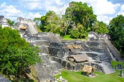 Piramide Maya all'interno della foresta di Tikal in Guatemala - © sunsinger / Shutterstock.com