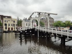 Ponte mobile a Leiden, nei Paesi Bassi