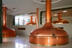 La fermentazione della birra a Pilsen in Boemia ...