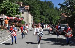 Tamburini a Chiusi della Verna per la Rievocazione Storica di San Francesco