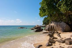 Rocce di granito e spiaggia Beau Vallon Seychelles - © chbaum / Shutterstock.com