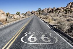 Route 66 al parco Joshua Tree, California - © trekandshoot / Shutterstock.com