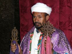 Sacerdote etiope a Lalibela Etiopia -  Foto ...