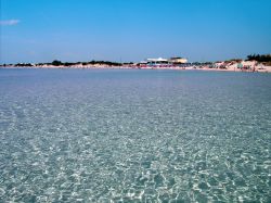 La vista del mare da Scalo di Furno (Porto Cesareo) in direzione della Spiaggia delle Dune