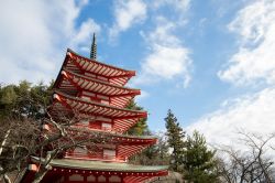 La Chureito Pagoda, è una delle attrazioni imperdibili della Prefettura di Yamanashi in Giappone. Da qui si gode di una magnifica vista sul monte Fuji - © vichie81 / Shutterstock.com ...