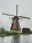 Sito unesco Kinderdijk, un mulino a vento (Olanda).
