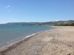 La spiaggia a Marina di Rocca Imperiale in Calabria