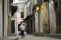 Stone Town, la città Patrimonio dell'Unesco, si trova a Zanzibar in Tanzania. Le sue vie sono cratterezzita da edifici in pietra, costruiti con frammenti di barriera corallina fossile, ...