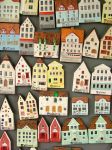 Le tipiche case di Tallinn (Estonia) con i tetti a punta diventano souvenir venduti ai mercatini, natalizi e non solo - © Ragne Kabanova  / Shutterstock.com