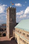 La grande torre del Castello di Wartburg in Turingia, il land della Germania centro-orientale - © bluecrayola / Shutterstock.com