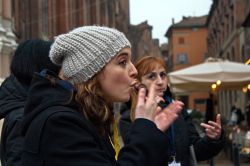 Tour guidato di Bologna con interprete LIS per persone audiolese, Emilia Romagna.
