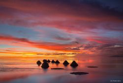 Alba nel deserto di Sale più famoso della Bolivia, il  Salar de Uyuni - © Ian Parker / Evanescent Light Photography  qui per ordinare una stampa: buy photo