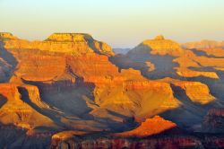 Tramonto dal south Rim, tra Yavapai e Mather ...