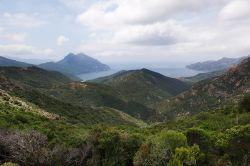 Tra nuvole e pendii: il Golfo di Girolata - A pochi passi dalla Riserva Naturale di Scandola, il bellissimo Golfo di Girolata è uno dei luoghi simbolo della Corsica marittima, un'immagine ...