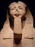 Museo Egizio di Torino, Piemonte: la sfinge egizia sembra risalire al regno di Ramesse II, vissuto tra il 1292 e il 1186 a.C. Queste creature mitiche simboleggiavano la potenza e il valore del ...