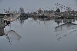 Valli di Comacchio (Ferrara): i capanni da pesca ...