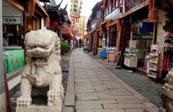 Via commerciale e dello shopping a Tongli in Cina
