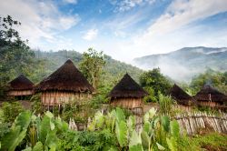 Un villaggio della Nuova Guinea occidentale, terriotrio appartenente all'Indonesia - © Tyler Olson / Shutterstock.com