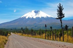 Il vulcano Cotopaxi in Ecuador, il più alto vulcano attivo del mondo. Situato a 50 km sud-est della capitale Quito ad un'altitudine di 5872 metri sul livello del mare, questo stratovulcano ...