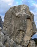 Antece, scultura rupestre, il guerriero nella roccia, Patrimonio UNESCO, a Sant'Angelo a Fasanella