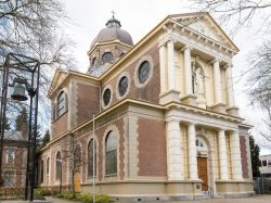 Antica chiesa cattolica di San Vito a Hilversum, Olanda. Ha linee neogotiche la chiesa dedicata a Saint Vitus costruita nel 1892 dall'architetto Cuypers. Al suo interno può accogliere ...