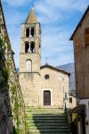 L'antica chiesa di San Pietro a Subiaco, provincia di Viterbo, Lazio.




