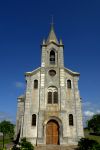 Antica chiesa in un villaggio nei pressi di Ribadeo in Spagna
