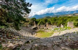 L'antica città di Phaselis nei pressi di Tekirova, sud della Turchia. Fondata dai Rodioti nel VII° secolo d.C., Faselide è situata fra le montagne Bey e le foreste del ...