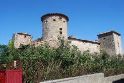 Antica costruzione in pietra nel borgo francese di Rennes-le-Chateau, regione della Linguadoca-Rossiglione.
