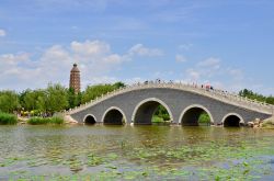 L'antica pagoda Haibao di Yinchuan, Cina. Con una storia di circa 1500 anni, questa bella pagoda è una delle 16 più famose di tutta la Cina oltre che uno dei luoghi più ...