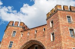 Antica porta d'ingresso della città di Landshut in Baviera, Germania.
