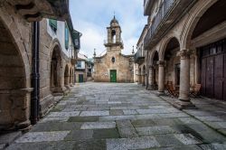 Antica sinagoga nel quartiere ebraico di Ribadavia, Spagna. E' considerato il quartiere ebraico più importante di tutta la Galizia soprattutto per lo stato di conservazione.

