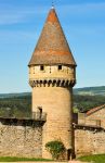 Antica torre di guardia dell'abbazia di Cluny, Francia. Rinunciando a qualsiasi diritto personale, Guglielmo I° mise il monastero sotto la diretta autorità del Papa.
