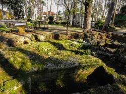 Antiche tombe al villaggio Lyrboton Kome nei pressi di Aspendos, Turchia. Secondo i vari studi archeologici queste sepolture risalirebbero al VII° secolo a.C.



