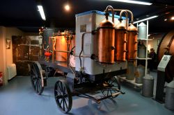 Antico carretto in un museo di Castelfranco Veneto, Veneto.
