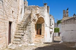 Antico edificio nel cuore di Ceglie Messapica, Puglia: siamo in provincia di Brindisi.

