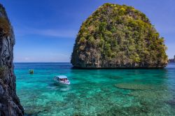 Ao Lo sama, un perfetto sito da snorkeling sulle Phi Phi Islands,  le isole più famose dello stato di Krabi  inThailandia - © Rbk365 / Shutterstock.com