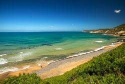 Arbus, Sardegna: il mare limpido della spiaggia di Gutturu