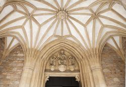 Architettura dell'ingresso della cattedrale dei Santi Pietro e Paolo a Brno, Repubblica Ceca - © 221337469 / Shutterstock.com