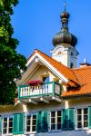 Architettura nel centro di Murnau am Staffelsee, Baviera (Germania).
