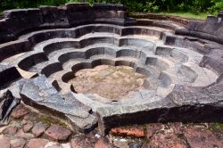 Architettura nella città asiatica di Polonnaruwa, Sri Lanka.


