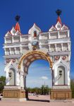 L'arco trionfale di Blagoveshchensk in Russia: si chiama Tsarski Borota e venne costruito per ricordare la visita del Principe Nikolay nel 1891.